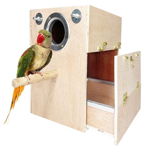 metal nest boxes for conures|sun conure nesting box design.